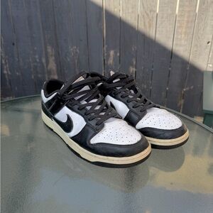 Nike Black and White Low-Top Sneakers